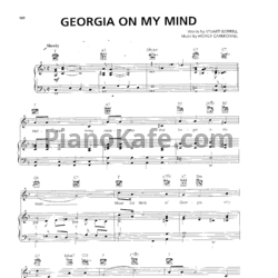 Ноты Витольд Петровский - Georgia on my mind - предпросмотр