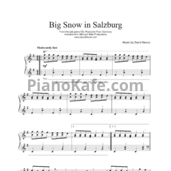 Ноты David Nevue - Big snow in Salzburg - предпросмотр
