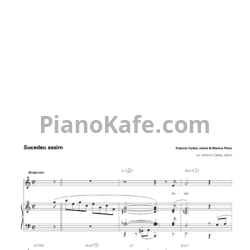 Ноты Antonio Carlos Jobim & Marino Pinto - Sucedeu assim - предпросмотр
