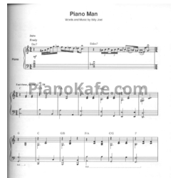 Ноты Billy Joel - Piano man (Версия 2) - предпросмотр