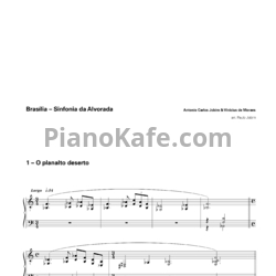 Ноты Antonio Carlos Jobim & Vinicius de Moraes - Brasilia - Sinfonia da Alvorada - предпросмотр