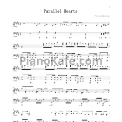 Ноты Fiction Junction - Parallel hearts - предпросмотр