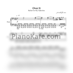 Ноты Bullet For My Valentine - Over It - предпросмотр