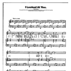 Ноты The Doors - I looked at you - предпросмотр