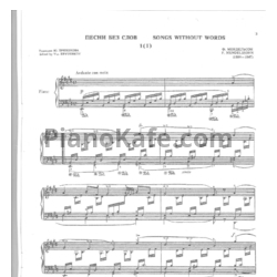 Ноты Феликс Мендельсон - Избранные фортепианные произведения. Тетрадь 1 - предпросмотр