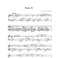 Ноты Fabrizio Paterlini - Week #1 - предпросмотр