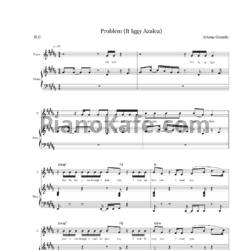 Ноты Ariana Grande feat. Iggy Azalea - Problem - предпросмотр