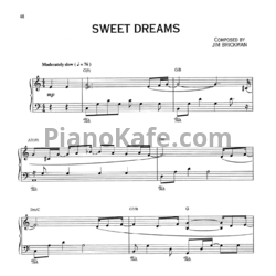 Ноты Jim Brickman - Sweet dreams - предпросмотр