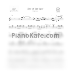 Ноты Survivor - Eye of the tiger - предпросмотр