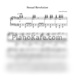 Ноты Army of Lovers - Sexual revolution - предпросмотр