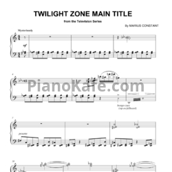 Ноты Marius Constant - Twilight zone main title
