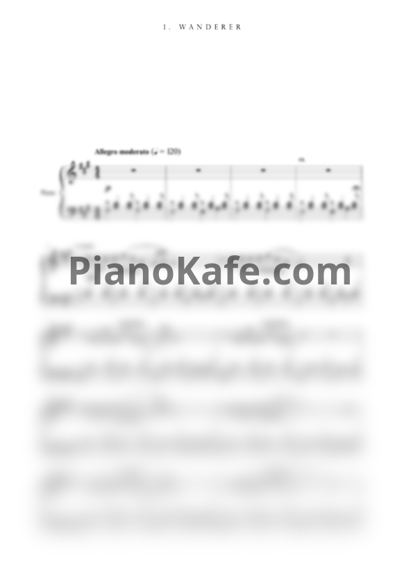 Ноты Ilya Beshevli - Wanderer (Songbook) - PianoKafe.com