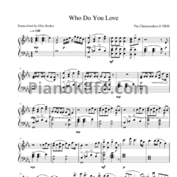 Ноты The Chainsmokers feat. 5 Seconds of Summer - Who do you love - предпросмотр