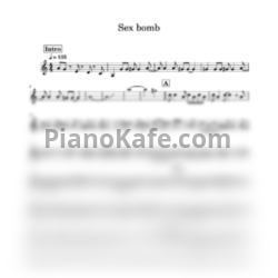 Ноты Tom Jones - Sex Bomb (Переложение для трубы) - предпросмотр