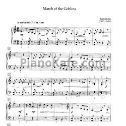 Ноты Б. Берлин - Марш Гоблинов - предпросмотр