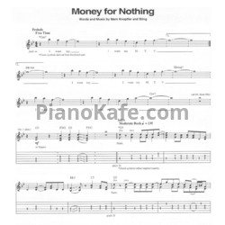 Ноты Dire Straits - Money for nothing (Версия 2) - предпросмотр