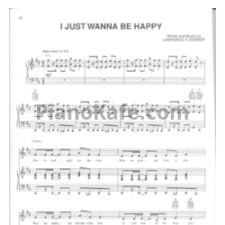 Ноты Gloria Estefan - I just wanna be happy - предпросмотр