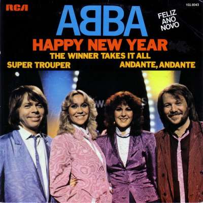 НОТЫ Abba - Happy New Year (Версия 6) - ноты для фортепиано — PianoKafe