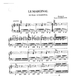 Ноты Ennio Morricone - Le marginal - предпросмотр
