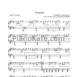 Ноты Kygo feat. Conrad Sewell - Firestone - предпросмотр