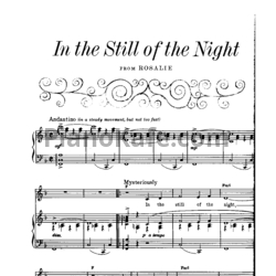 Ноты Cole Porter - In the still of the night - предпросмотр