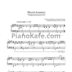 Ноты David Nevue - Blessed assurance - предпросмотр