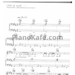 Ноты Natalie Imbruglia - Leave me alone - предпросмотр