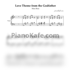 Ноты Nino Rota - Love Theme from "The Godfather" (Аккомпанемент) - предпросмотр