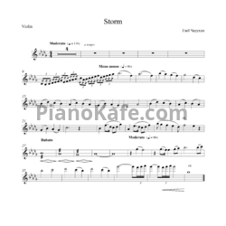 Ноты Gleb Cherukhin - Storm - предпросмотр