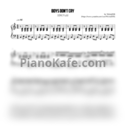 Ноты GONE. Fludd - Boys don't cry - предпросмотр