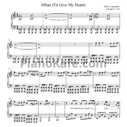 Ноты Within Temptation - Jillian (I'd give my heart) - предпросмотр