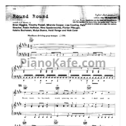 Ноты Sugababes - Round round - предпросмотр