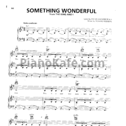 Ноты Richard Rodgers - Something wonderful - предпросмотр