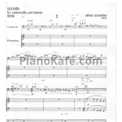 Ноты Альфред Шнитке - Соната №1 (Op. 129) - предпросмотр
