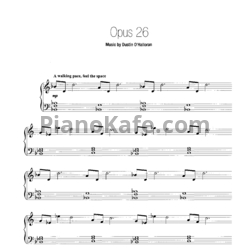 Ноты Dustin O'Halloran - Opus 26 - предпросмотр