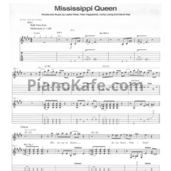 Ноты Mountain - Mississippi queen - предпросмотр