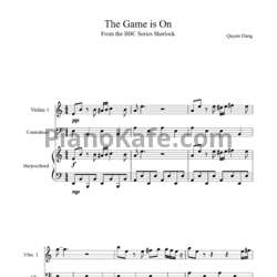 Ноты Quyen Dang - The game is on - предпросмотр