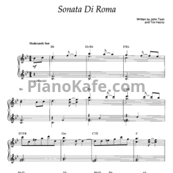 Ноты John Tesh - Sonata di Roma - предпросмотр