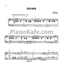 Ноты Jim Brickman - Escape - предпросмотр