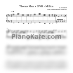 Ноты Thomas Mraz x SP4K - Million - предпросмотр