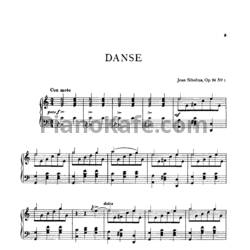 Ноты Ян Сибелиус - 6 пьес для фортепиано (Op. 94) - предпросмотр