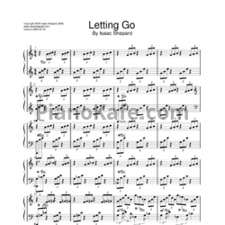 Ноты Isaac Shepard - Letting go - предпросмотр