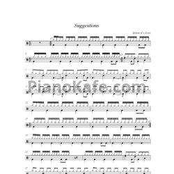 Ноты System of a Down - Suggestions - предпросмотр