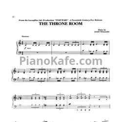 Ноты John Williams - The throne room - предпросмотр