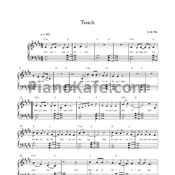 Ноты Little Mix - Touch - предпросмотр