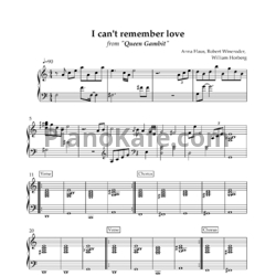 Ноты Anna Haus - I can't remember love