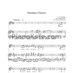 Ноты Laura Shigihara - Melolune theme