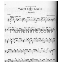 Ноты Takashi Yoshimatsu - Water color scalor - предпросмотр