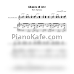 Ноты Tom Barabas - Shades of love - предпросмотр