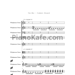Ноты The Who - Pinball wizard - предпросмотр